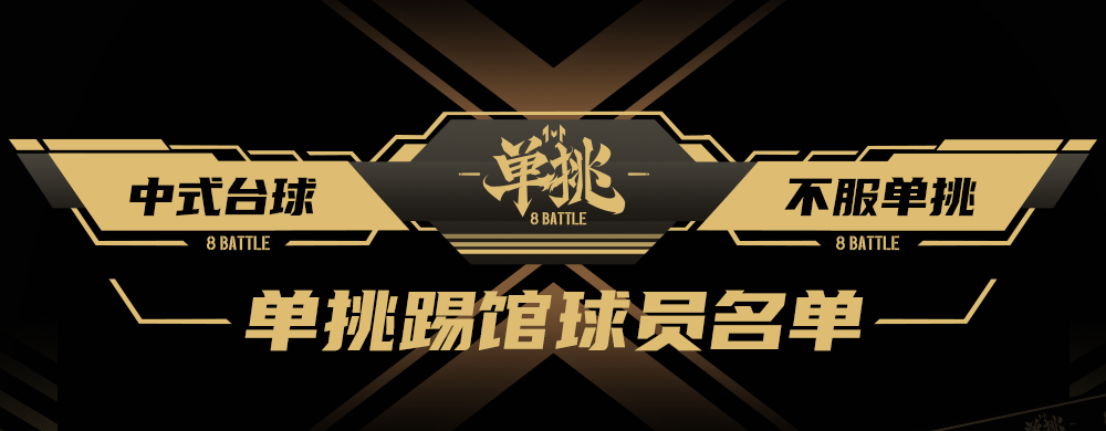 单挑踢馆复活赛网络投票开启 票数最高两名球员7月4日踢馆！