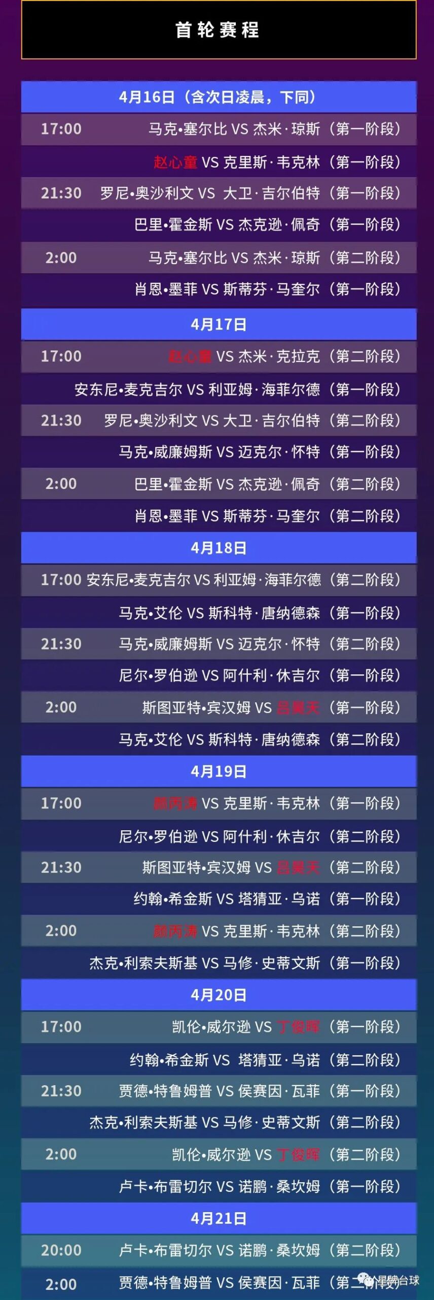 看斯诺克世锦赛 锁定抖音直播间“星牌体育”！丁俊晖4月20日17:00首战威尔逊