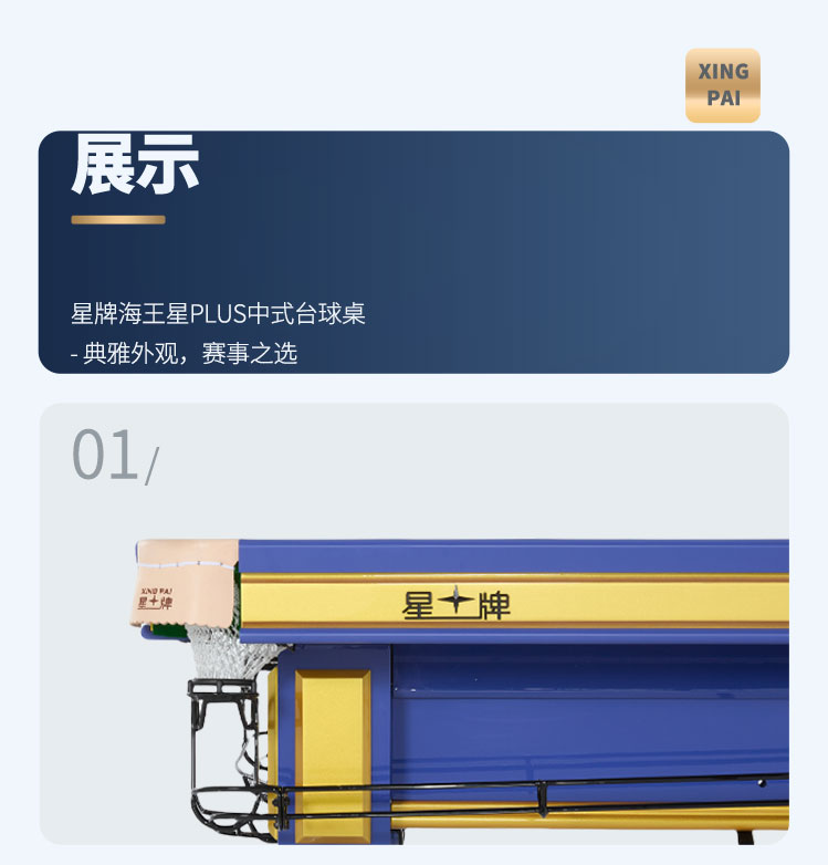 星牌中式台球桌海王星plus型号